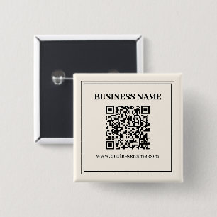 Badge Carré 5 Cm Créez instantanément un code QR scannable pour l'e