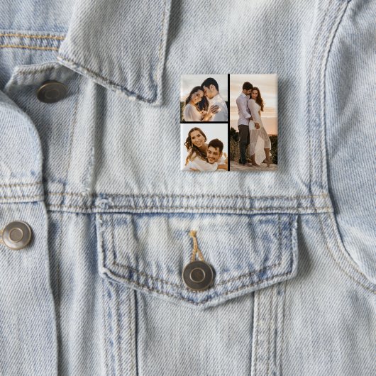 Badge Carré 5 Cm Créez votre propre collection photo 3 (En situation)
