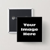 Badge Carré 5 Cm Créez votre propre modèle de cadeau (Devant & derrière)