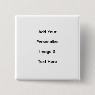 Badge Carré 5 Cm créez votre propre texte personnalisé personnalise