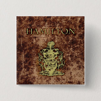 Badge Carré 5 Cm Crête de Hamilton