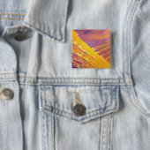 Badge Carré 5 Cm Cristaux d'acide oxalique (En situation)