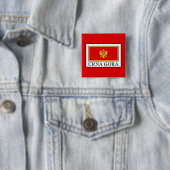 Badge Carré 5 Cm Crna Gora (En situation)