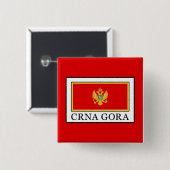 Badge Carré 5 Cm Crna Gora (Devant & derrière)