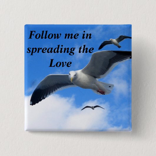 Badge Carré 5 Cm Crois_ (Devant)