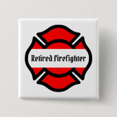 Badge Carré 5 Cm Croix de Saint-Florien (Devant)