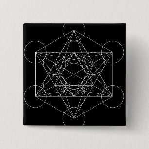 Badge Carré 5 Cm Cube de Métatron