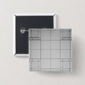 Badge Carré 5 Cm Cubes Abstraits (Devant & derrière)