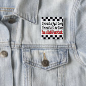 Badge Carré 5 Cm Cuisinier semi-rapide (En situation)