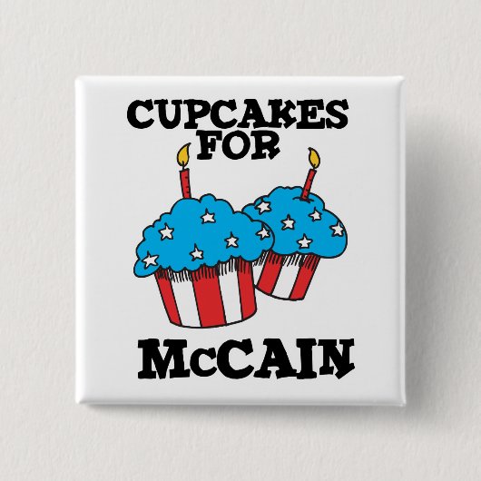 Badge Carré 5 Cm Cupcakes pour McCain (Devant)