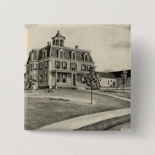 Badge Carré 5 Cm Cupola (Devant)