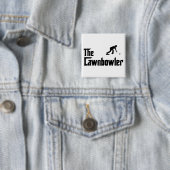 Badge Carré 5 Cm Cuvette de pelouse (En situation)