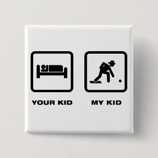 Badge Carré 5 Cm Cuvette de pelouse