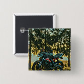 Badge Carré 5 Cm Cycle moteur (Devant & derrière)