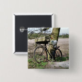 BADGE CARRÉ 5 CM CYCLISME (Devant & derrière)