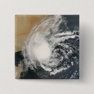 Badge Carré 5 Cm Cyclone tropical anonyme