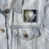 Badge Carré 5 Cm Cyclone tropical Favio au Mozambique (En situation)