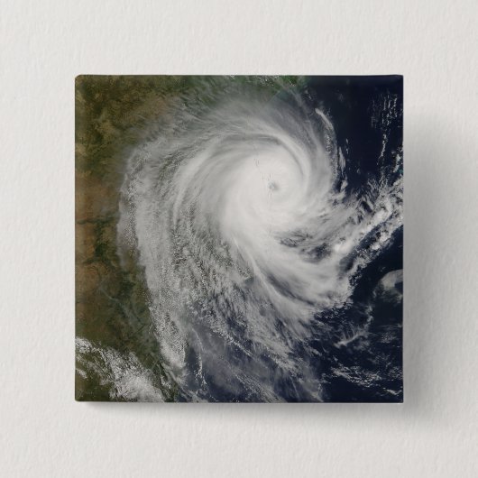 Badge Carré 5 Cm Cyclone tropical Favio au Mozambique (Devant)