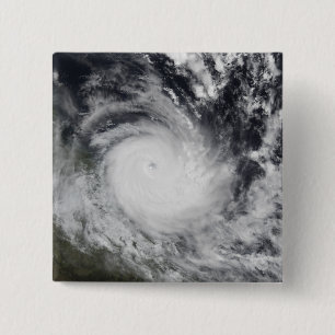 Badge Carré 5 Cm Cyclone tropical grave Hamish