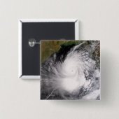 Badge Carré 5 Cm Cyclone tropical Nargis (Devant & derrière)