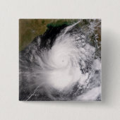 Badge Carré 5 Cm Cyclone tropical Nargis (Devant)