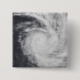 Badge Carré 5 Cm Cyclone Zoe dans l'océan Pacifique Sud