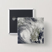 Badge Carré 5 Cm Cyclones tropicaux Eric et Fanele 2 (Devant & derrière)