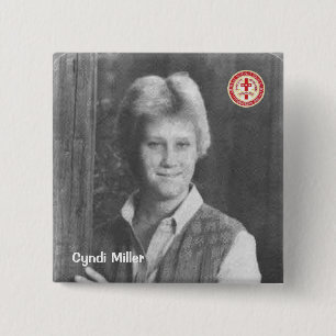 Badge Carré 5 Cm Cyndi Miller