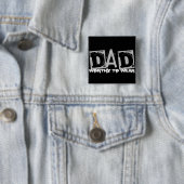Badge Carré 5 Cm DAD - A Porter (En situation)