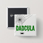 Badge Carré 5 Cm Dadcula Green Driving Police Spider Web (Devant & derrière)