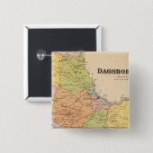 Badge Carré 5 Cm Dagsborough (Devant & derrière)