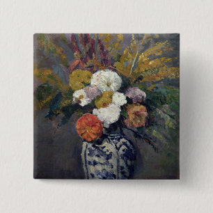 Badge Carré 5 Cm Dahlias, c.1873