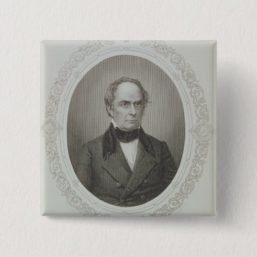 Badge Carré 5 Cm Daniel Webster (Devant)