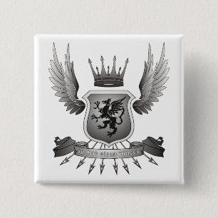 Badge Carré 5 Cm Dans des vinces hoc de signo