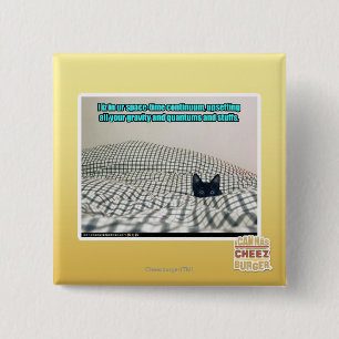 Badge Carré 5 Cm Dans le continuum de temps d'espace d'ur