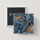 Badge Carré 5 Cm Dans les bois (Devant & derrière)