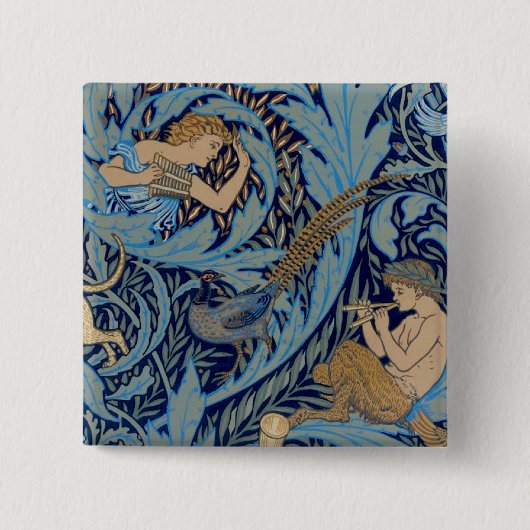 Badge Carré 5 Cm Dans les bois (Devant)