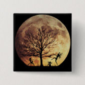 Badge Carré 5 Cm Danse de lune (Devant)