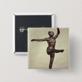 Badge Carré 5 Cm Danseur, 1883 (Devant & derrière)