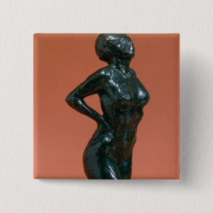 Badge Carré 5 Cm Danseur d'Edgar Degas au repos, c.1882-95