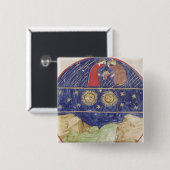 Badge Carré 5 Cm Dante et Béatrice (Devant & derrière)