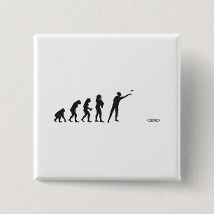 Badge Carré 5 Cm Dards de pelouse
