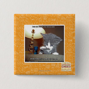 Badge Carré 5 Cm Dats une petite fourrure d'étape je