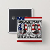 Badge Carré 5 Cm Debs-Seidel Jugate - bouton (Devant & derrière)