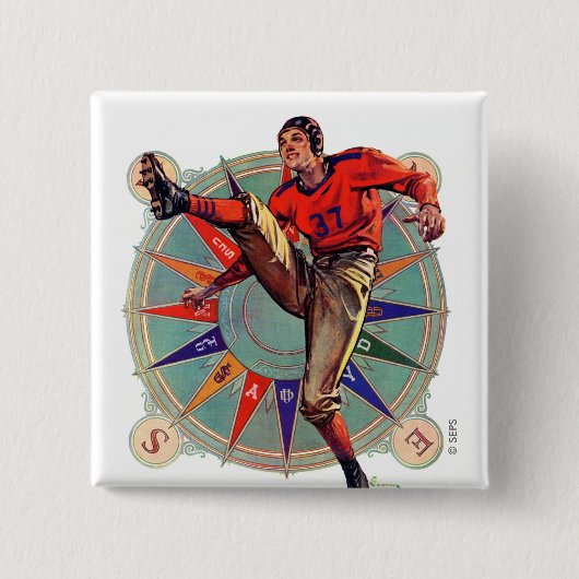 Badge Carré 5 Cm Début (Devant)