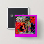 Badge Carré 5 Cm decolores (Devant & derrière)