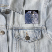 Badge Carré 5 Cm Découverte de la navette spatiale 11 (En situation)