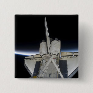 Badge Carré 5 Cm Découverte de la navette spatiale 6