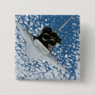 Badge Carré 5 Cm Découverte de la navette spatiale 8