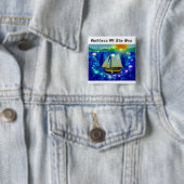 Badge Carré 5 Cm Déesse de la mer (En situation)